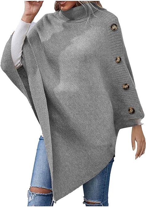 Poncho Damen Winter Warm Cape Damen Damen Poncho .